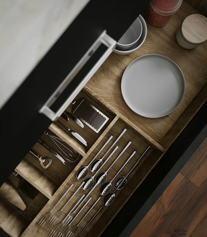 Storage organisation ideas UK for cupboards and drawers