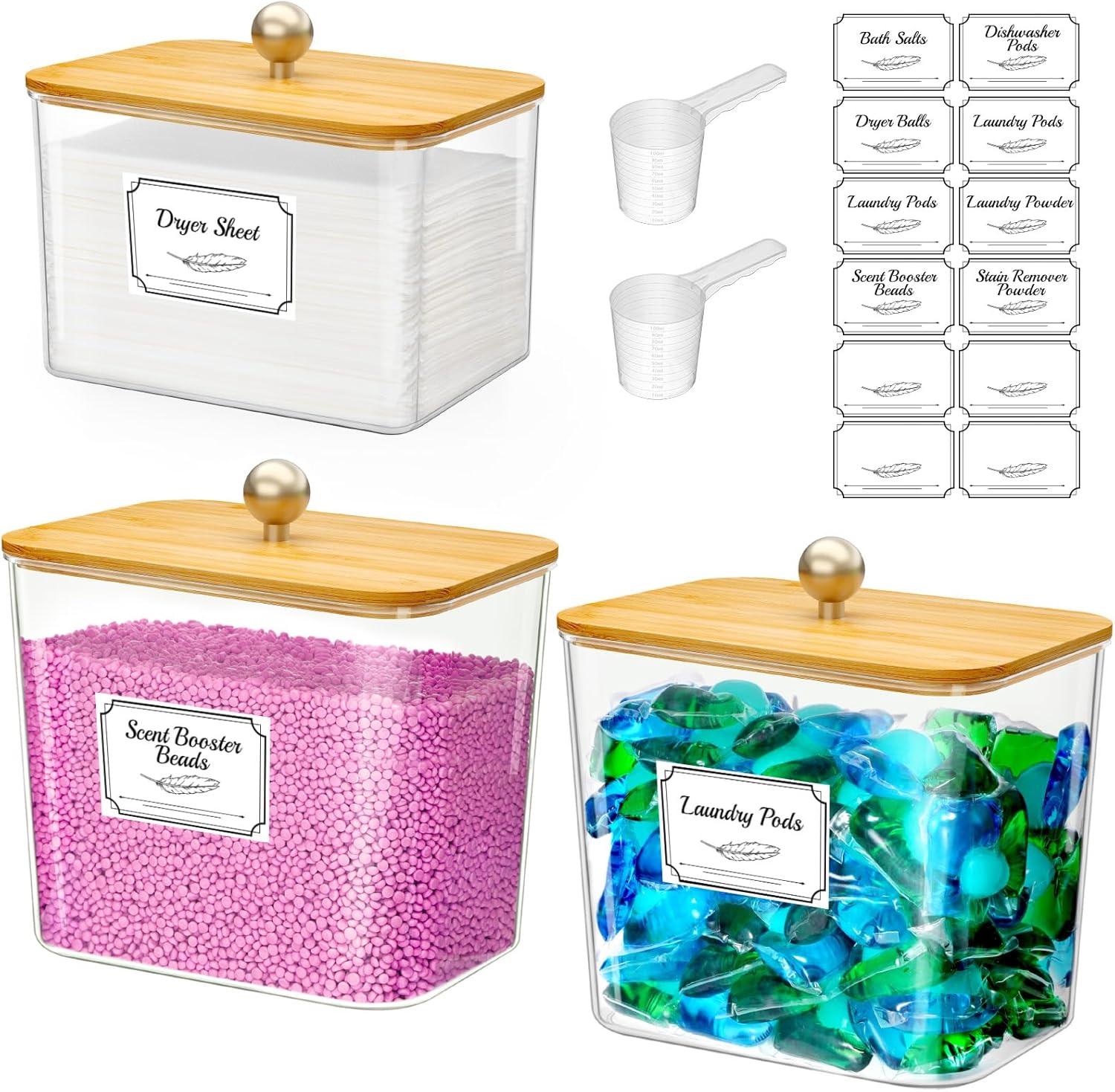 Lifewit Laundry Pods Container with Lid