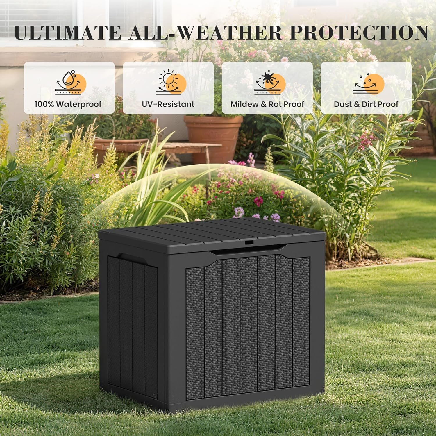 Amopatio 114L Garden Storage Box
